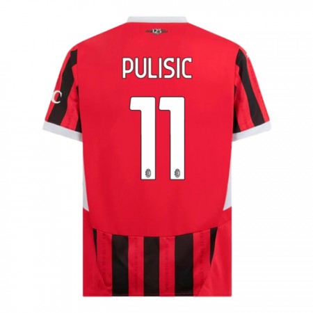 AC Milán Pulisic 11 Domácí 2024-25 - Fotbalové Dresy (S/S) AC Milán Pulisic 11 Domácí 2024-25 - Fotbalové Dresy (S/S)